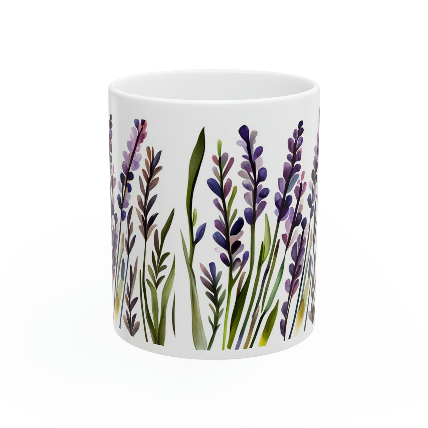 Lavender Breeze Ceramic Coffee Mug 11oz